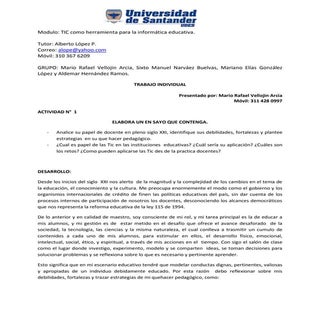 Tic como herramienta para la inform...