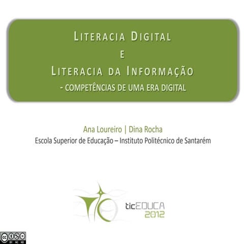 Literacia Digital e Literacia da Informação