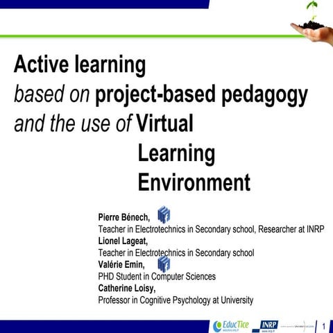 Active learning based on project-based pedagogy and the use of Virtual Learni...