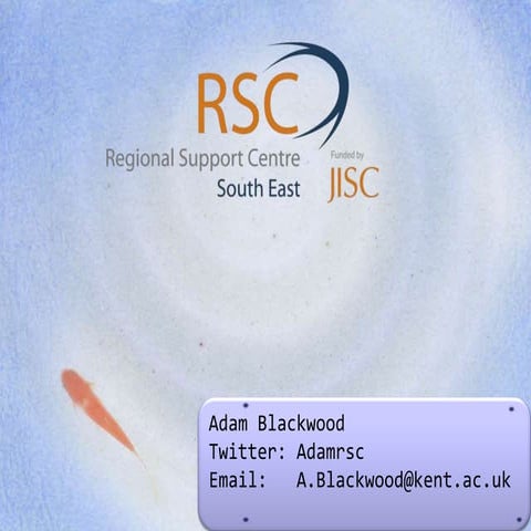 Ticer 2010   adam blackwood