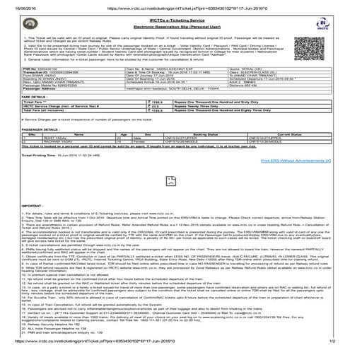 Ticket | PDF