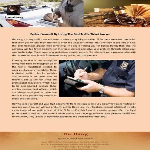 Tickets traffic | PDF