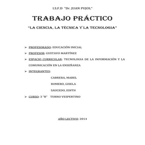 Tic diferencia entre tecnica,ciencia,tecnologia