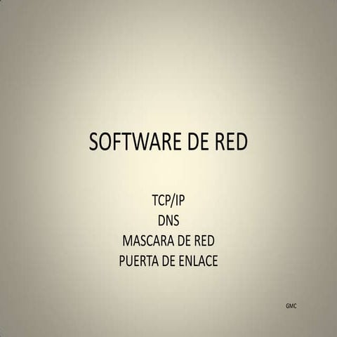 Tico software de red