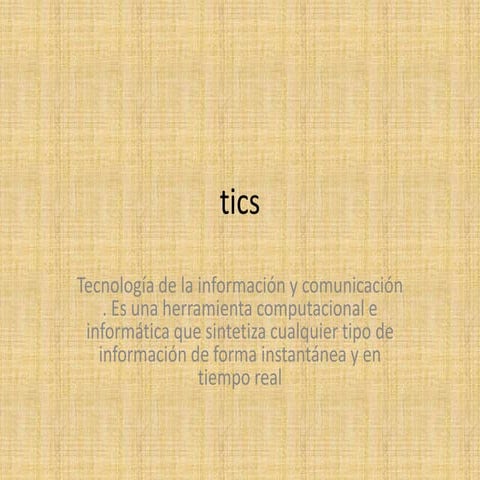 Tics