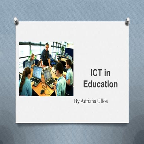 ICT in Education | PPT