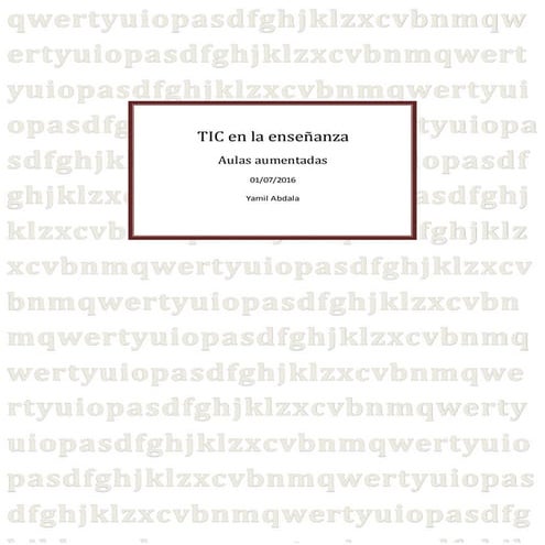 Tic en la enseñanza