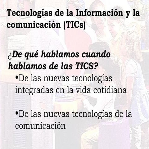 Tics de la informacion
