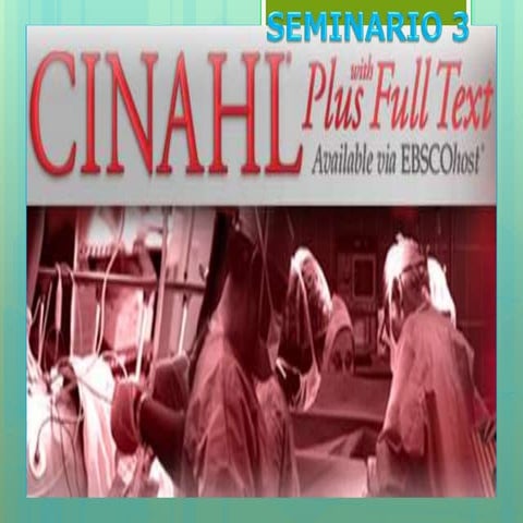 Búsqueda en CINAHL | PPTX