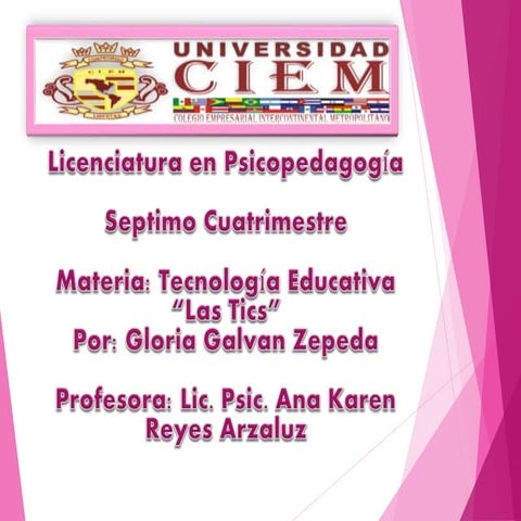 Tics de la educacion