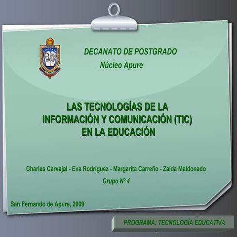 Ti Cs En La EducacióN