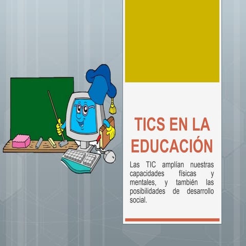 Tics en la educación