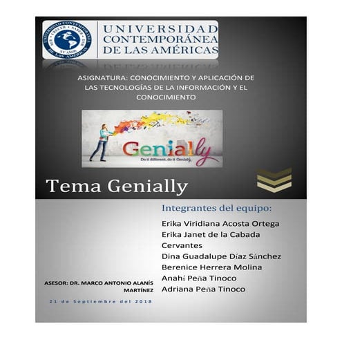 Manual de la herramienta Genially | PDF