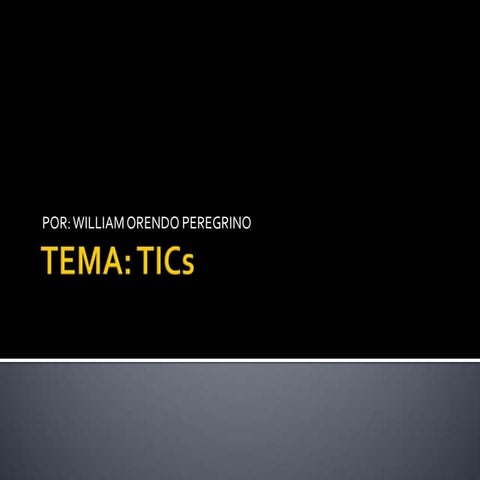 Las TICs en el mundo | PPTX