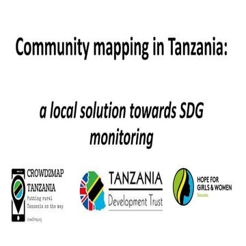 Digital Champions: community led development monitoring in Tanzania - Janet C...