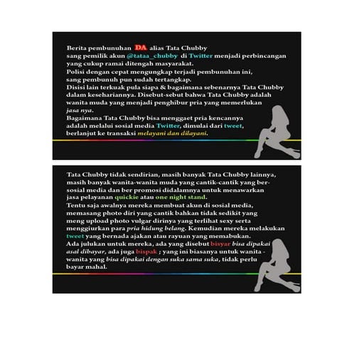 Tidak perlu mucikari