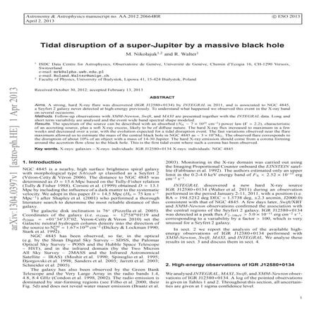 Tidal disruption of_a_super_jupiter_by_a_massive_black_hole