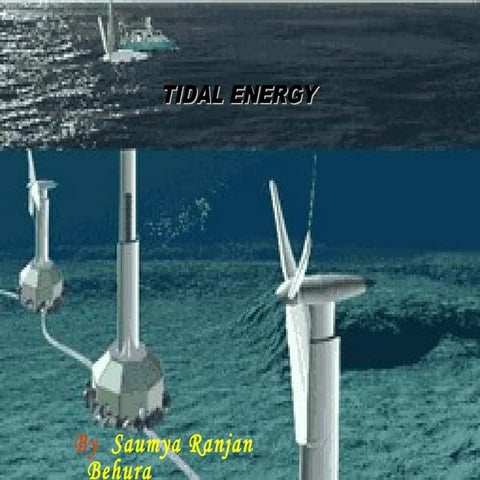 Tidal energy
