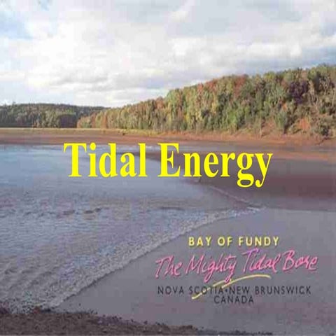 Tidal energy 2