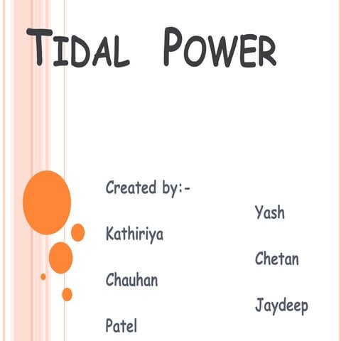 Tidal Power