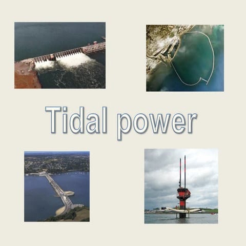 Tidal power