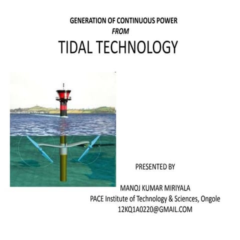 Design & Analysis of a Helical Cross Flow Turbine | PPTX