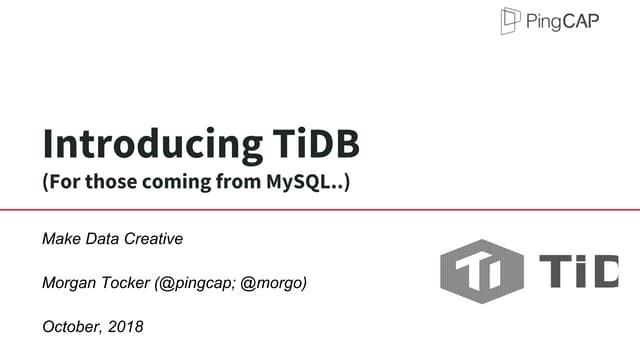 TiDB Introduction