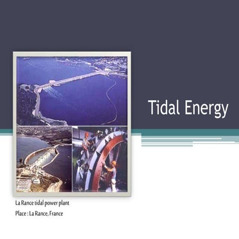 Tidal Energy | PPTX