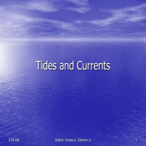 Tides and Currents | PDF