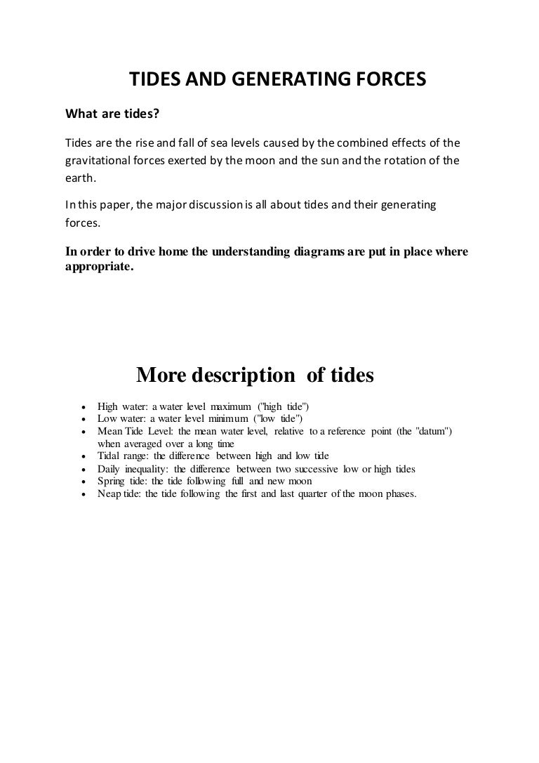 worksheet Tides Worksheet tidesandgeneratingforces 151027011419 lva1 app6891 thumbnail 4 jpgcb1445908592