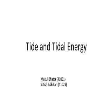 Tides and Tidal Energy.pptx