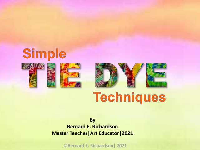 tie dye meaning in urdu