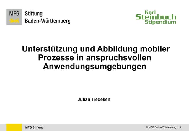 Unterstützung und Abbildung mobiler...