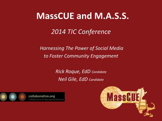 TIE 2014 MASSCUE Collaborative.ORG  at Holyoke Community College by Roque Gile