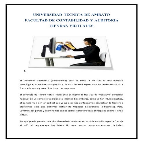 Tiendas virtuales
