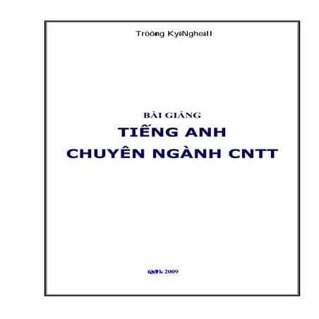 Tieng anh chuyen_nganh_cntt_-_ly_thuyet