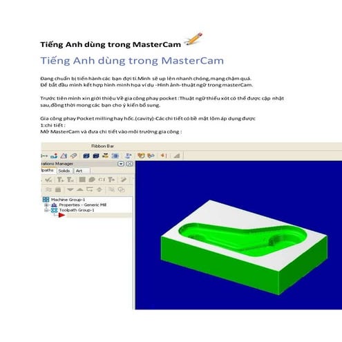 Tieng anh dung trong master cam x