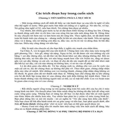 Tiền không phải là vấn đề bob proctor