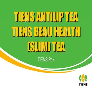 Tiens anti lipid tea and slim tea