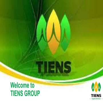 Tiens business presentation