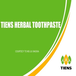 Tiens Tooth Paste