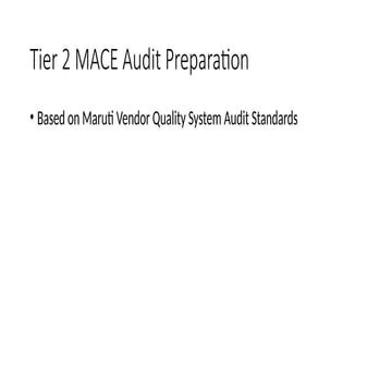 Msil quality system audit sheet | PPT