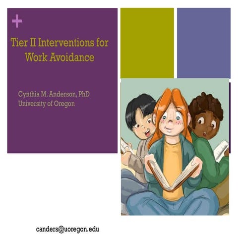 Tier II for Work Avoidance (Implementer's Forum 2011)