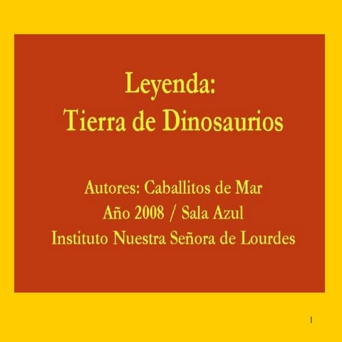 Tierra De Dinosaurios Grupo3