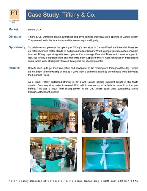 Tiffany case study solution image