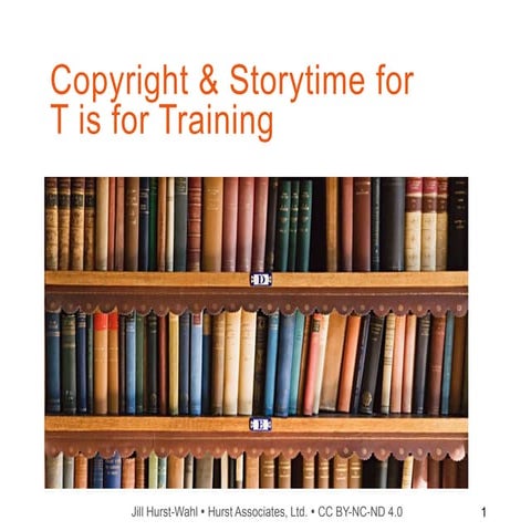 Copyright & Storytime for T is for Training