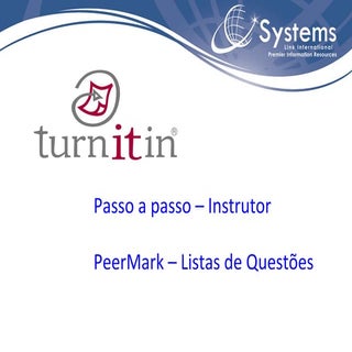 Turn it in: Lista de questões de Pe...