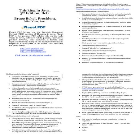 Thinking in Java | PDF