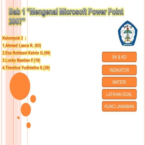 MS Power Point 2007 bab 1