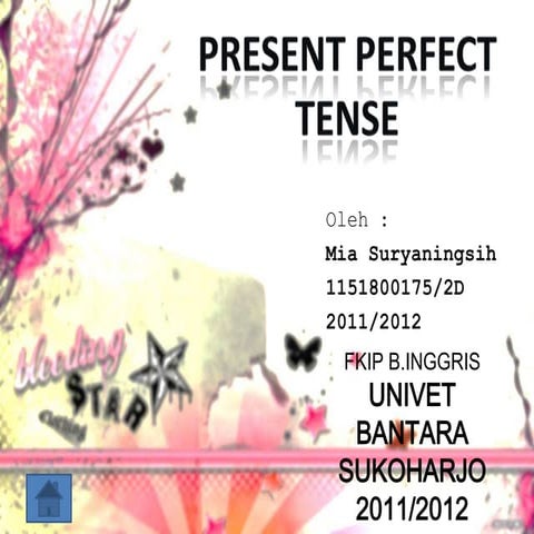 present perfect tense